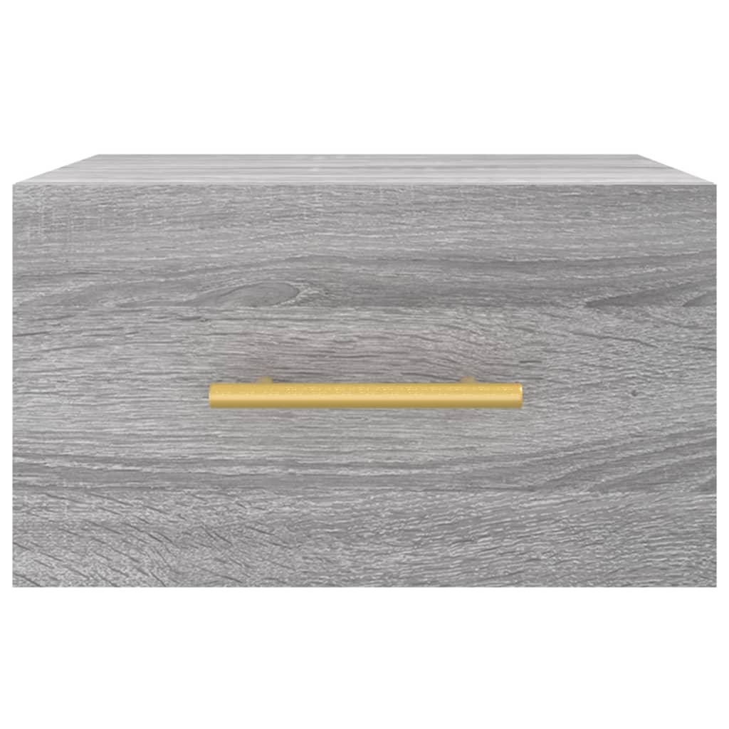 Tables de chevet murales 2 pcs sonoma gris 35x35x20 cm - XIOS