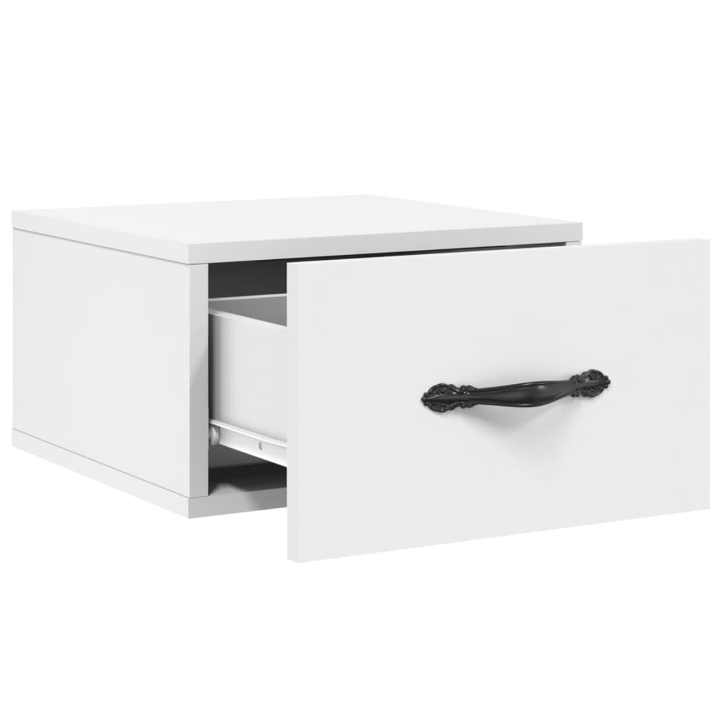 Tables de chevet murales 2 pcs blanc 35x35x20 cm - XIOS