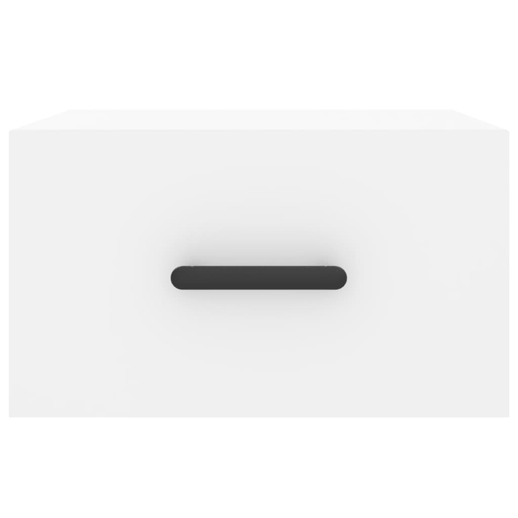 Table de chevet murale blanc 35x35x20 cm - XIOS