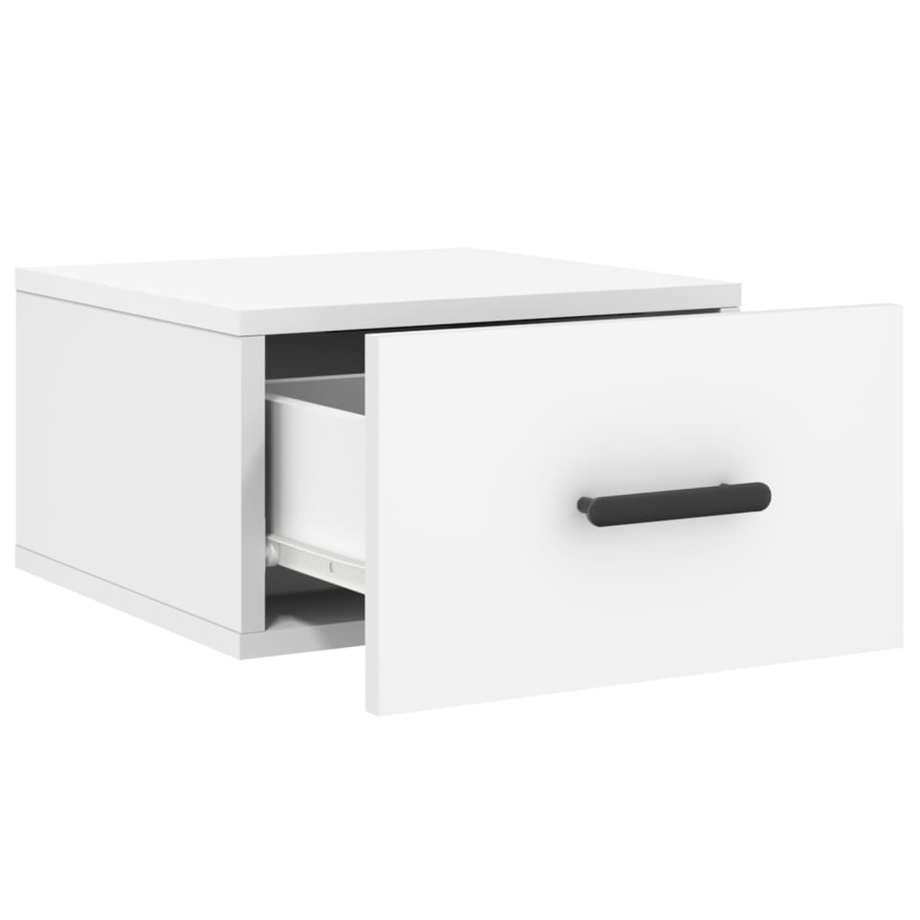 Tables de chevet murales 2 pcs blanc 35x35x20 cm - XIOS