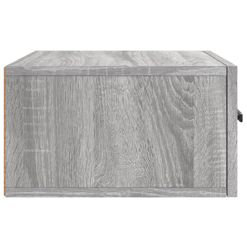 Tables de chevet murales 2 pcs sonoma gris 35x35x20 cm - XIOS