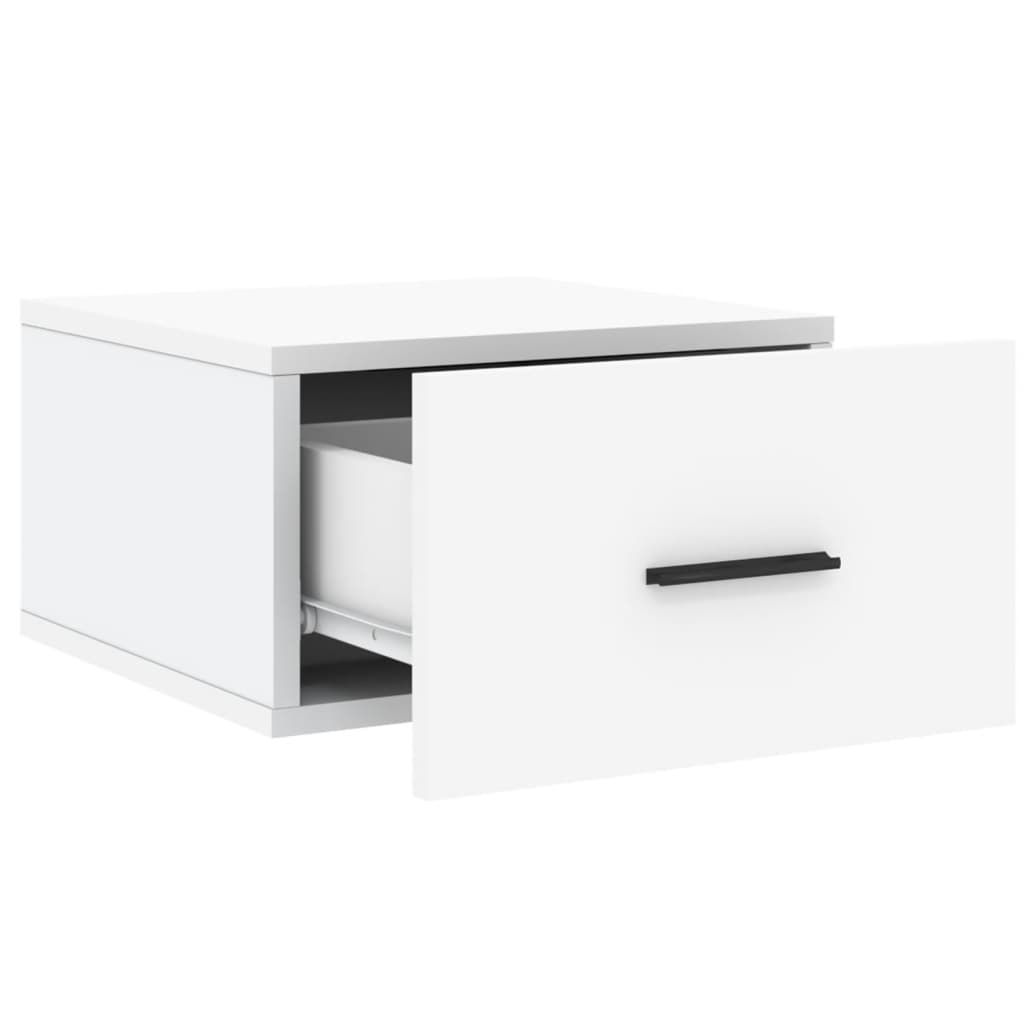 Tables de chevet murales 2 pcs blanc 35x35x20 cm - XIOS