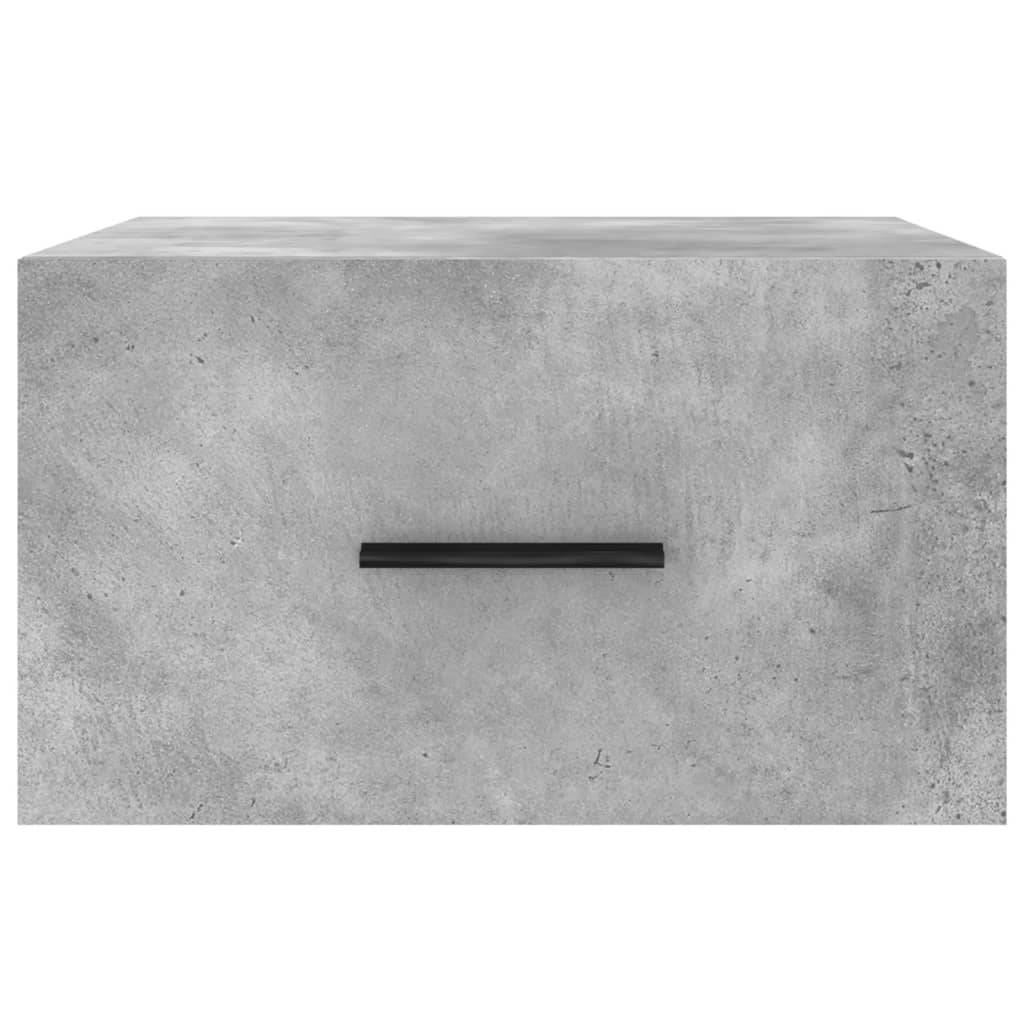 Tables de chevet murales 2 pcs gris béton 35x35x20 cm - XIOS