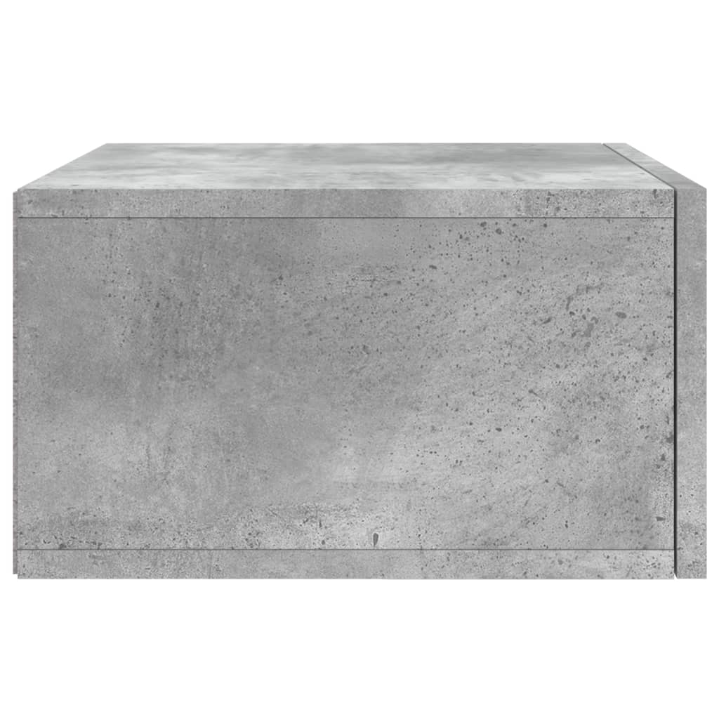 Tables de chevet murales 2 pcs gris béton 35x35x20 cm - XIOS