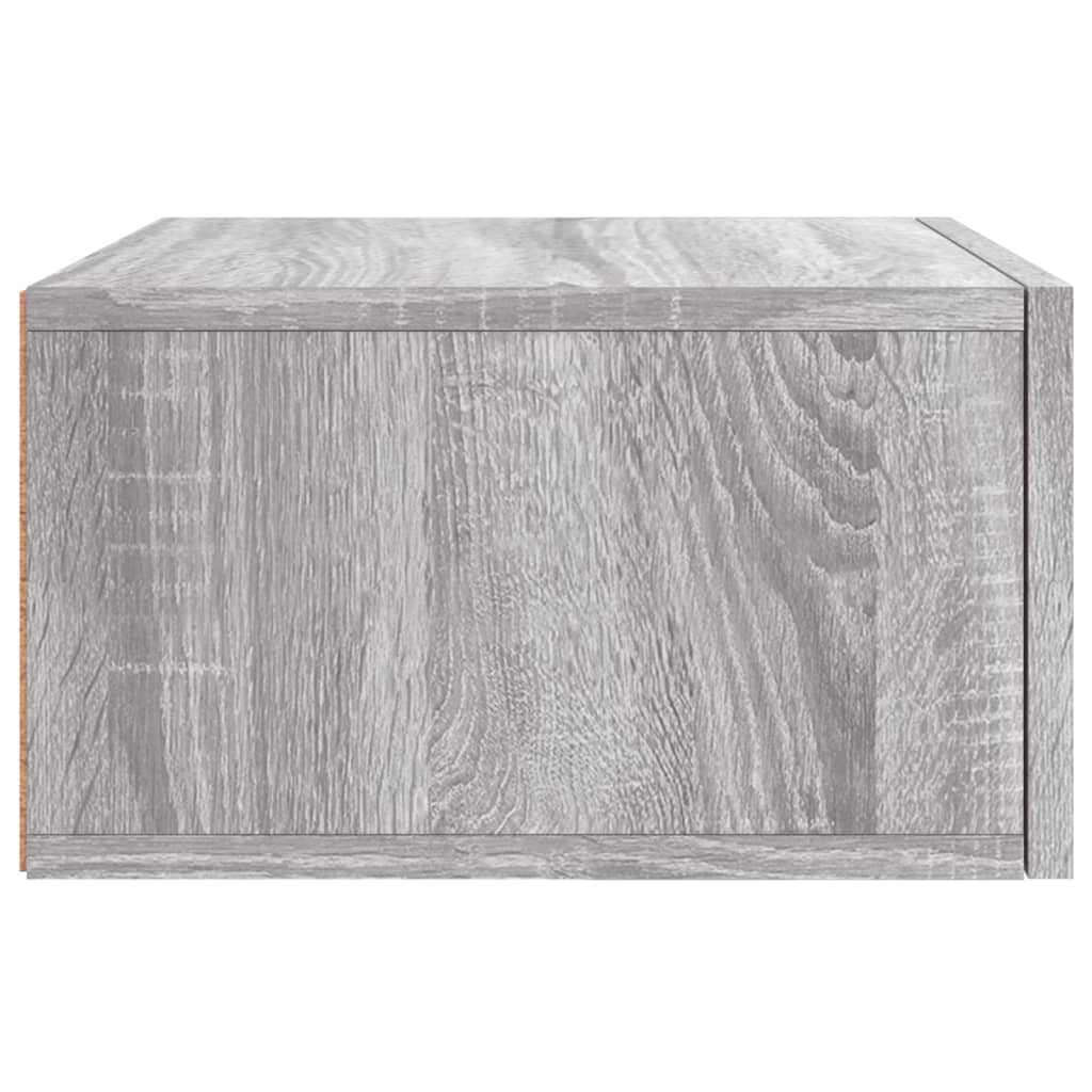 Tables de chevet murales 2 pcs sonoma gris 35x35x20 cm - XIOS