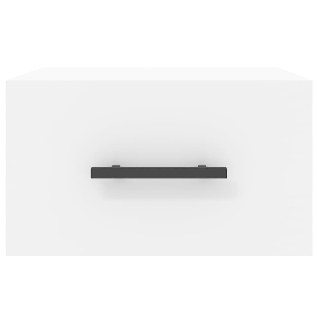 Table de chevet murale blanc 35x35x20 cm - XIOS