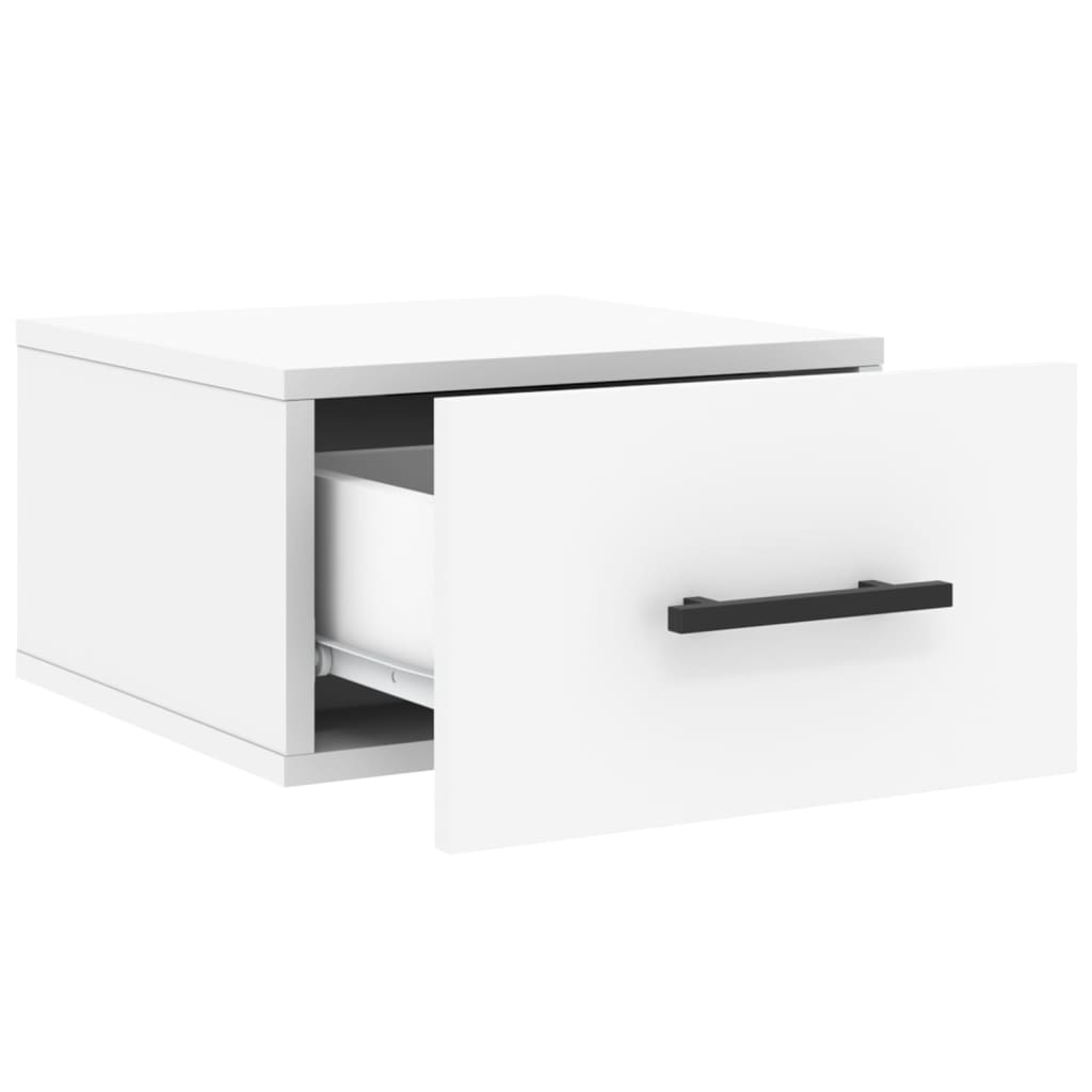 Tables de chevet murales 2 pcs blanc 35x35x20 cm - XIOS