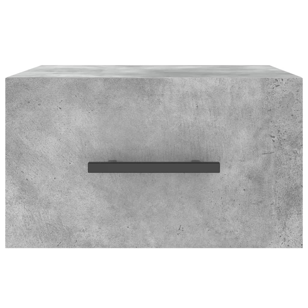 Table de chevet murale gris béton 35x35x20 cm - XIOS