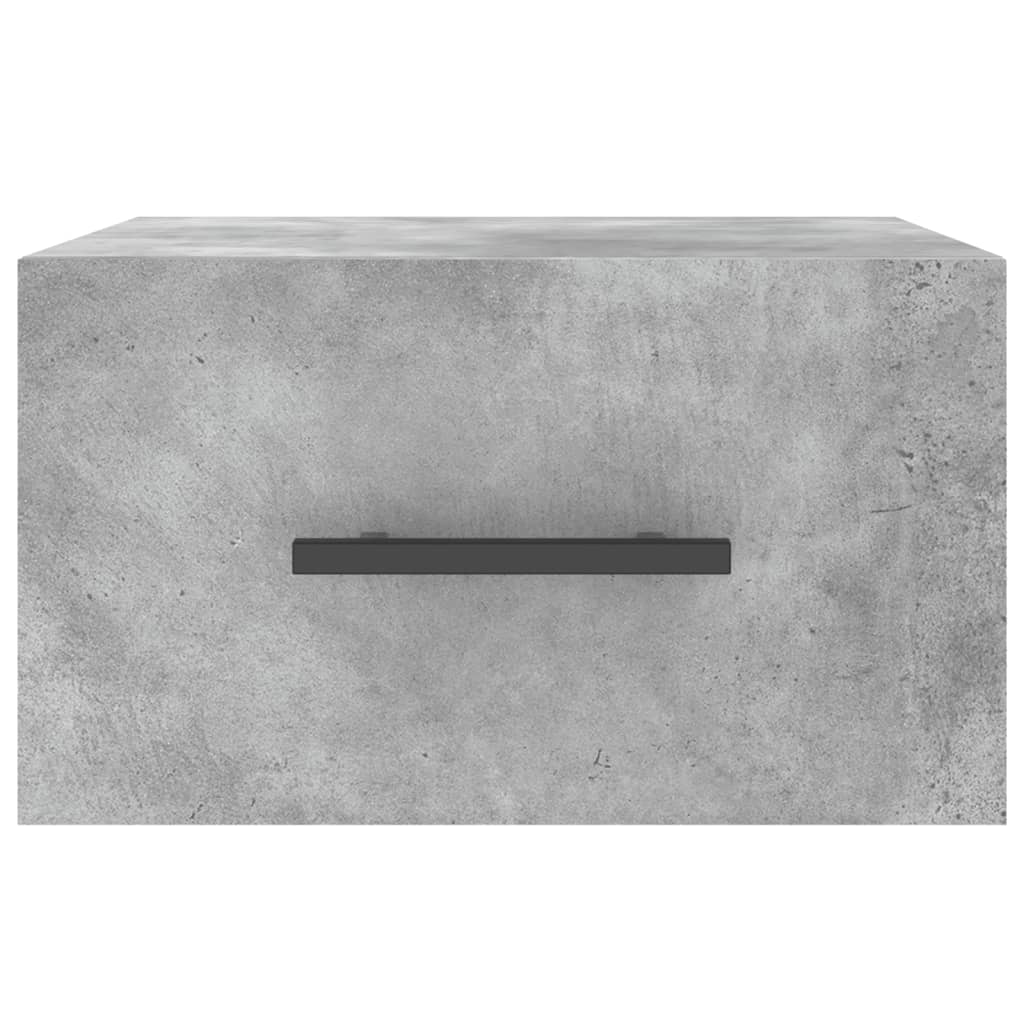 Tables de chevet murales 2 pcs gris béton 35x35x20 cm - XIOS