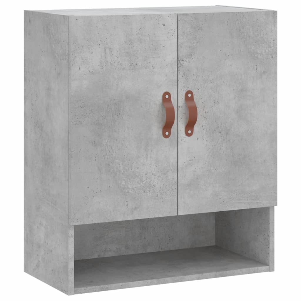 Armoire murale gris béton 60x31x70 cm bois d'ingénierie - XIOS