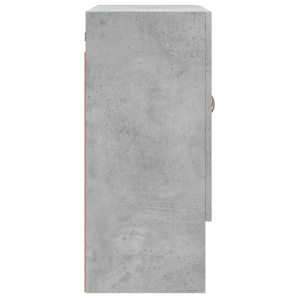 Armoire murale gris béton 60x31x70 cm bois d'ingénierie - XIOS