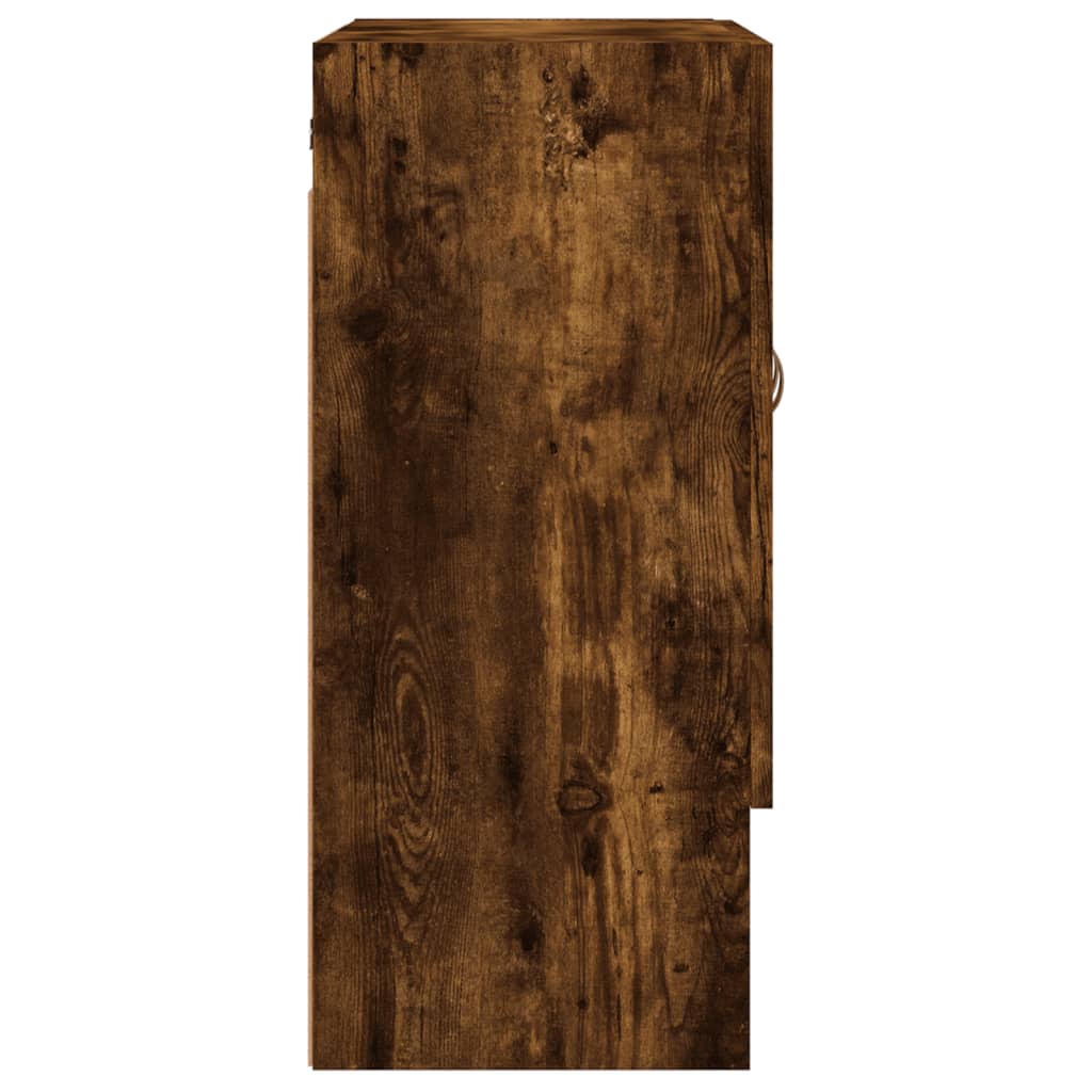 Armoire murale chêne fumé 60x31x70 cm bois d'ingénierie - XIOS
