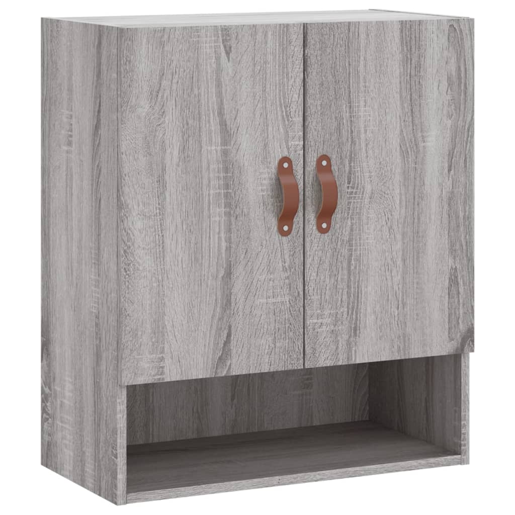 Armoire murale sonoma gris 60x31x70 cm bois d'ingénierie - XIOS