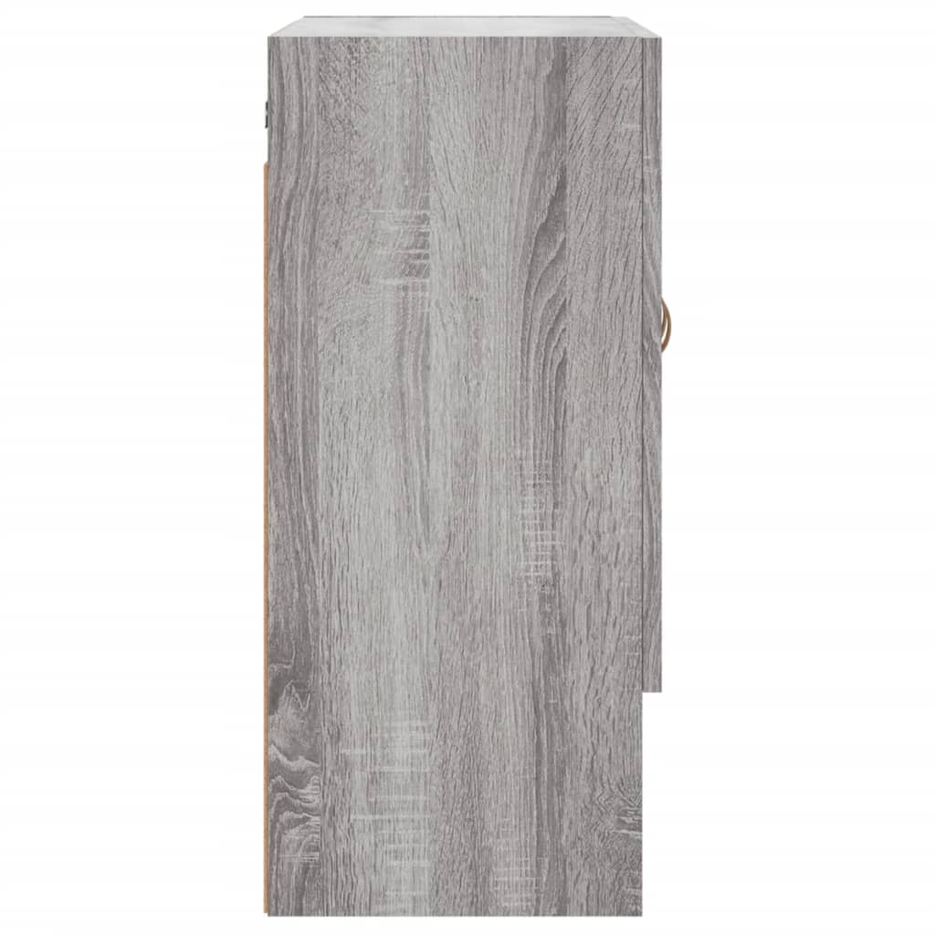 Armoire murale sonoma gris 60x31x70 cm bois d'ingénierie - XIOS