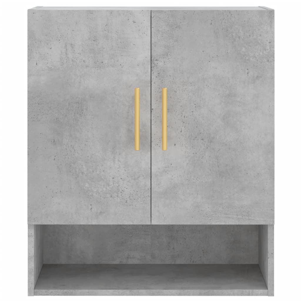 Armoire murale gris béton 60x31x70 cm bois d'ingénierie - XIOS