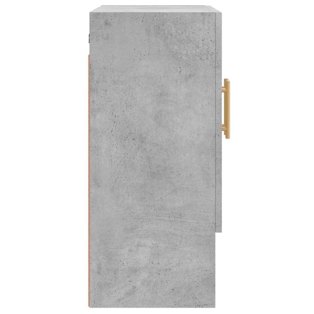 Armoire murale gris béton 60x31x70 cm bois d'ingénierie - XIOS