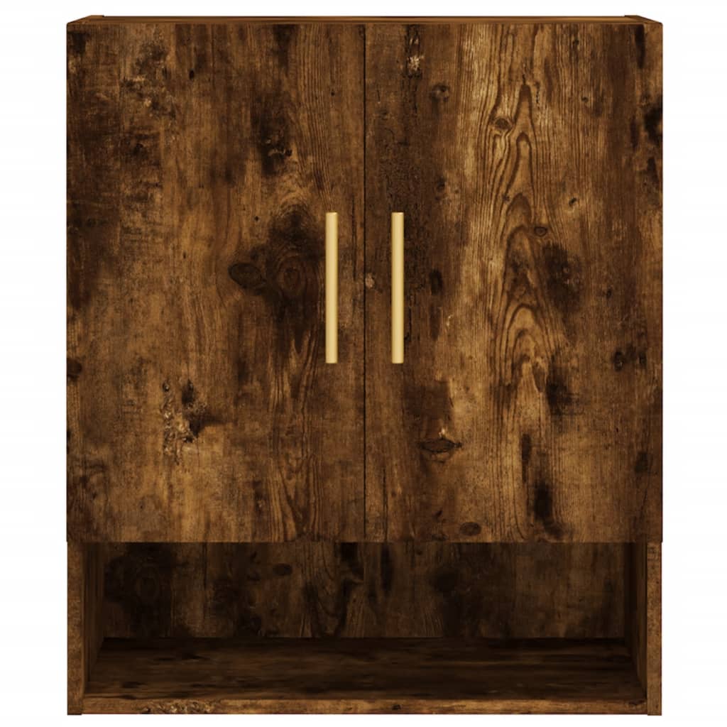 Armoire murale chêne fumé 60x31x70 cm bois d'ingénierie - XIOS