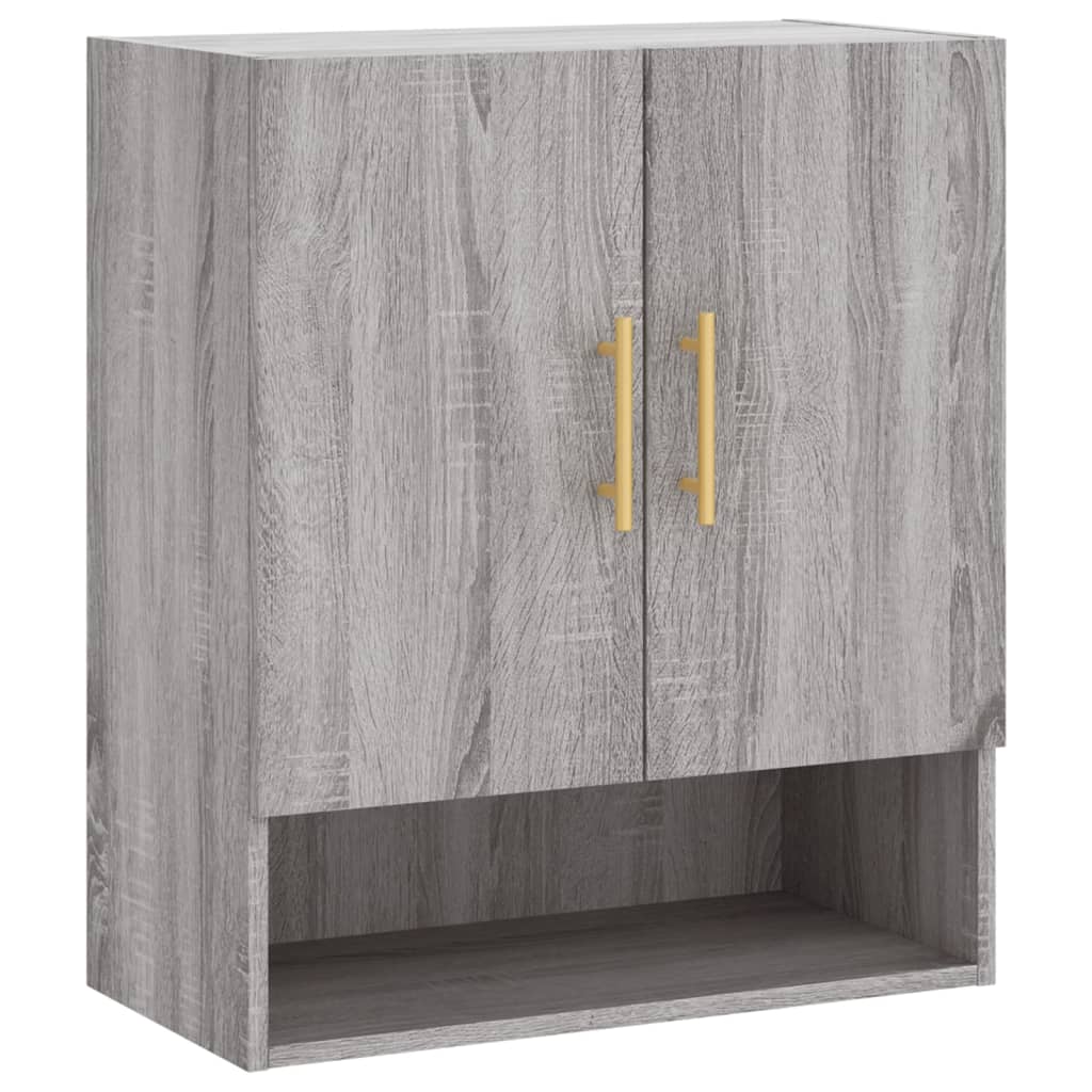 Armoire murale sonoma gris 60x31x70 cm bois d'ingénierie - XIOS