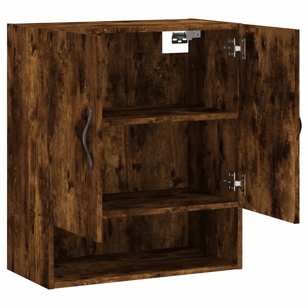 Armoire murale chêne fumé 60x31x70 cm bois d'ingénierie - XIOS