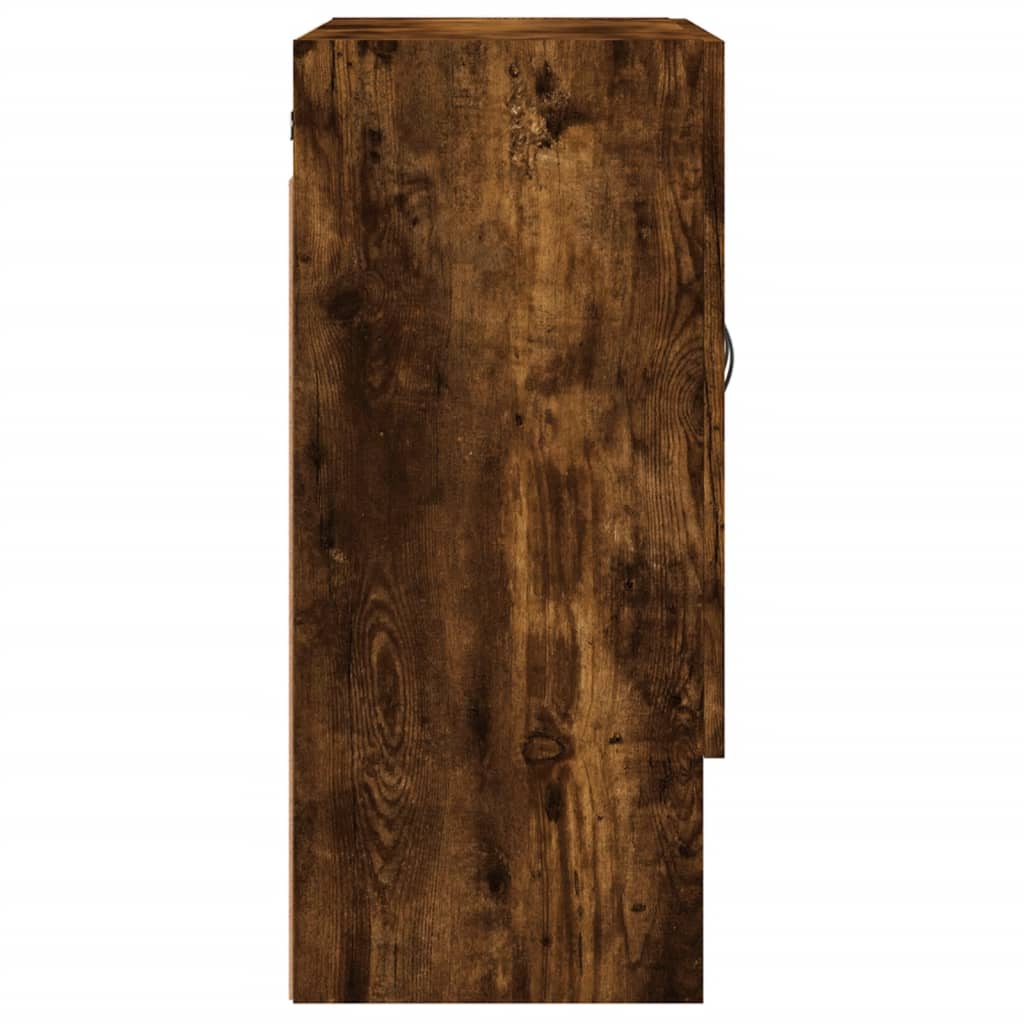 Armoire murale chêne fumé 60x31x70 cm bois d'ingénierie - XIOS
