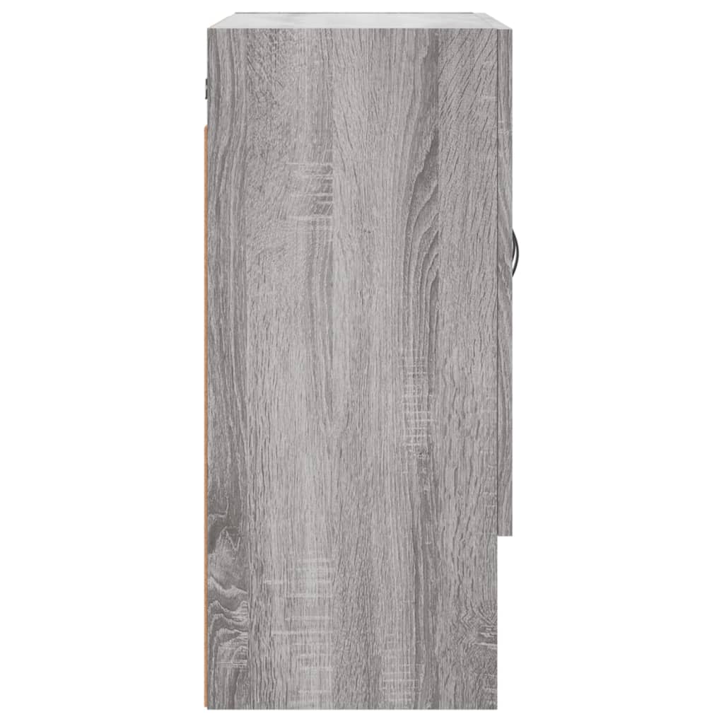 Armoire murale sonoma gris 60x31x70 cm bois d'ingénierie - XIOS