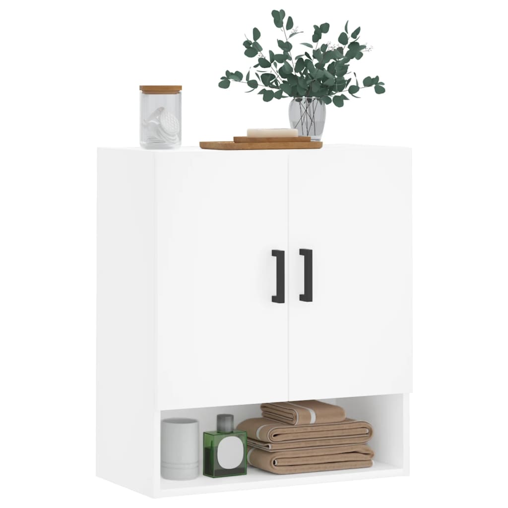 Armoire murale blanc 60x31x70 cm bois d'ingénierie - XIOS