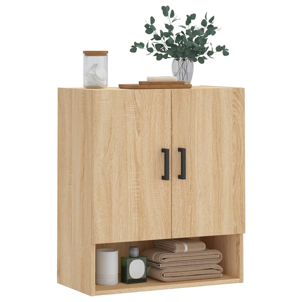 Armoire murale chêne sonoma 60x31x70 cm bois d'ingénierie - XIOS
