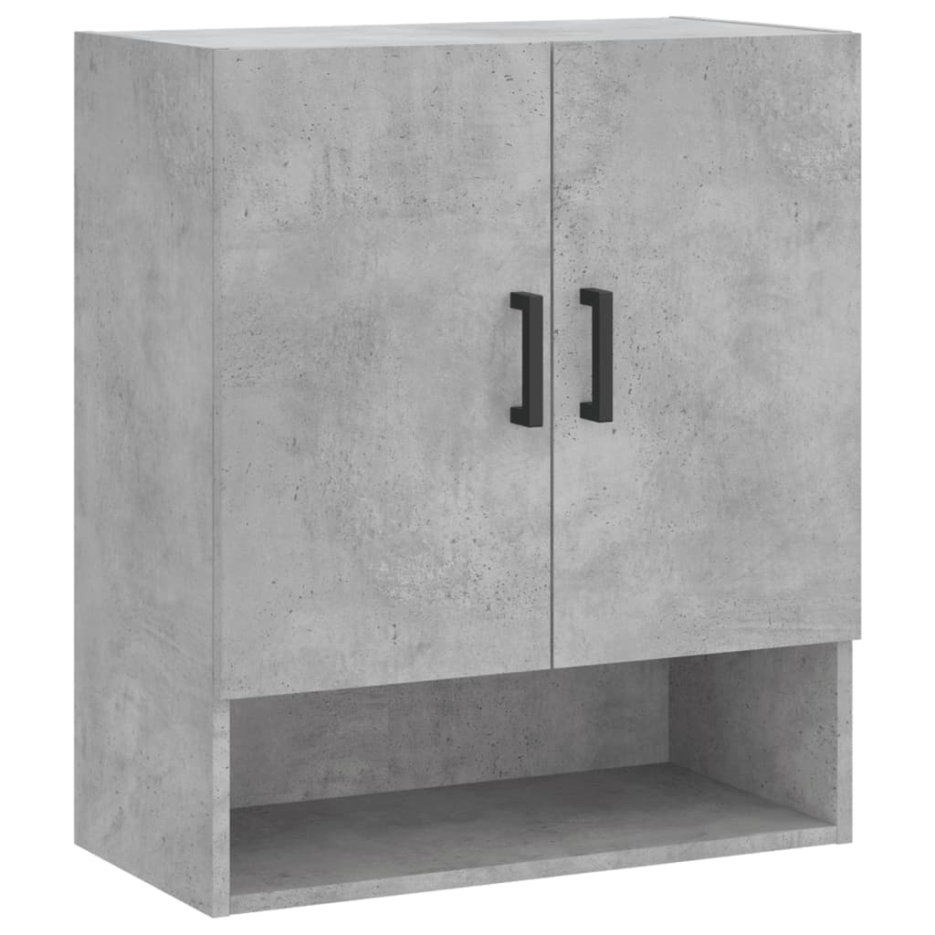 Armoire murale gris béton 60x31x70 cm bois d'ingénierie - XIOS