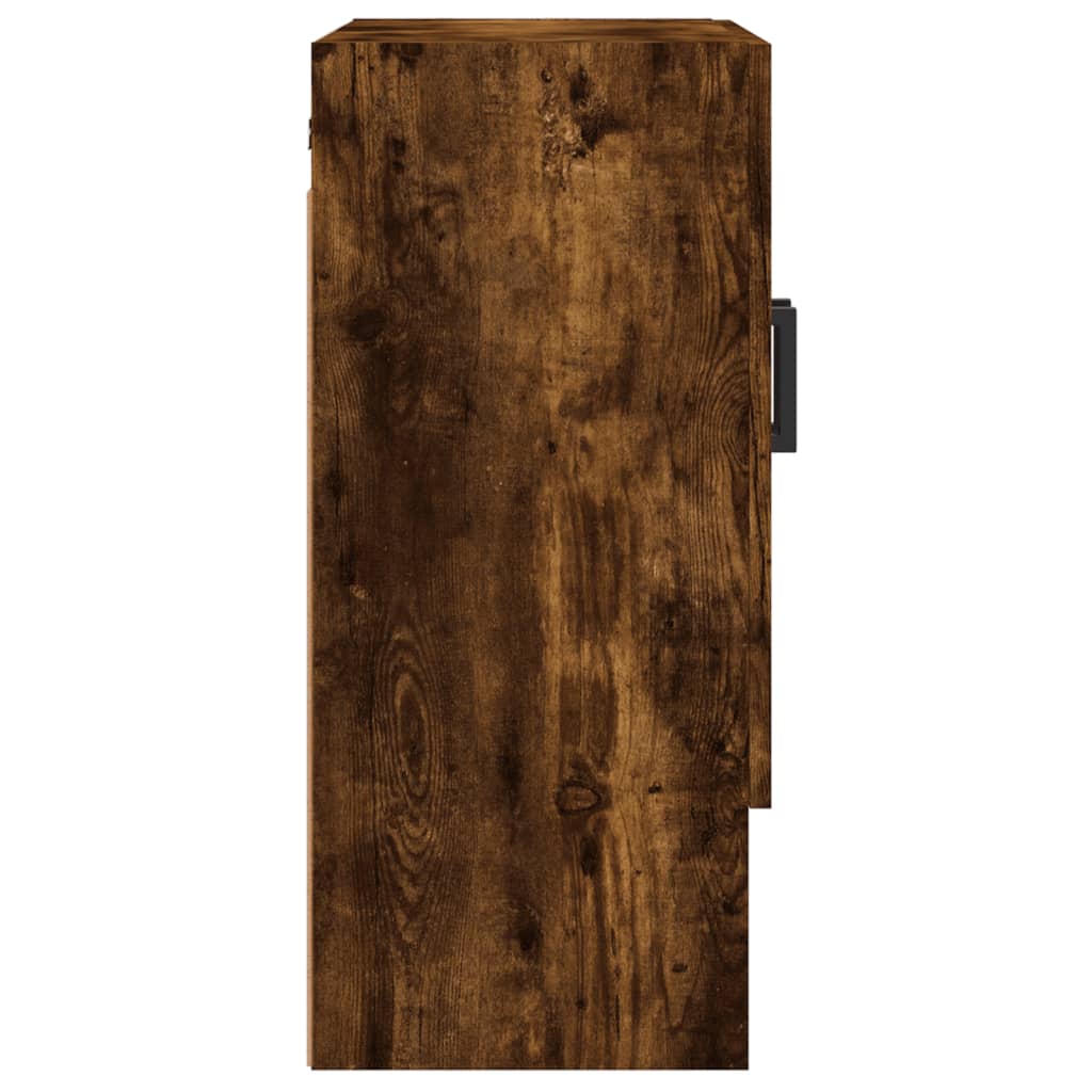 Armoire murale chêne fumé 60x31x70 cm bois d'ingénierie - XIOS
