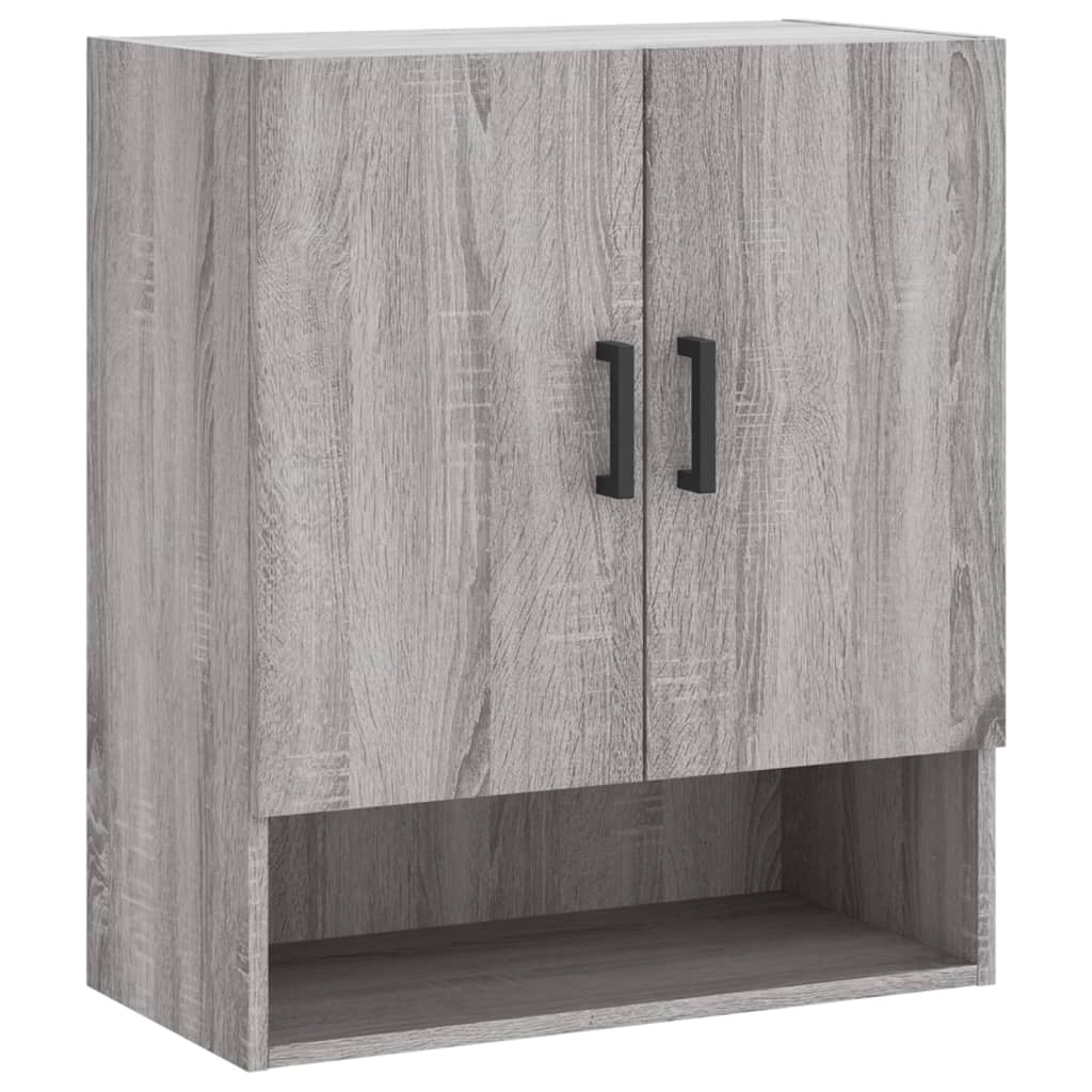 Armoire murale sonoma gris 60x31x70 cm bois d'ingénierie - XIOS
