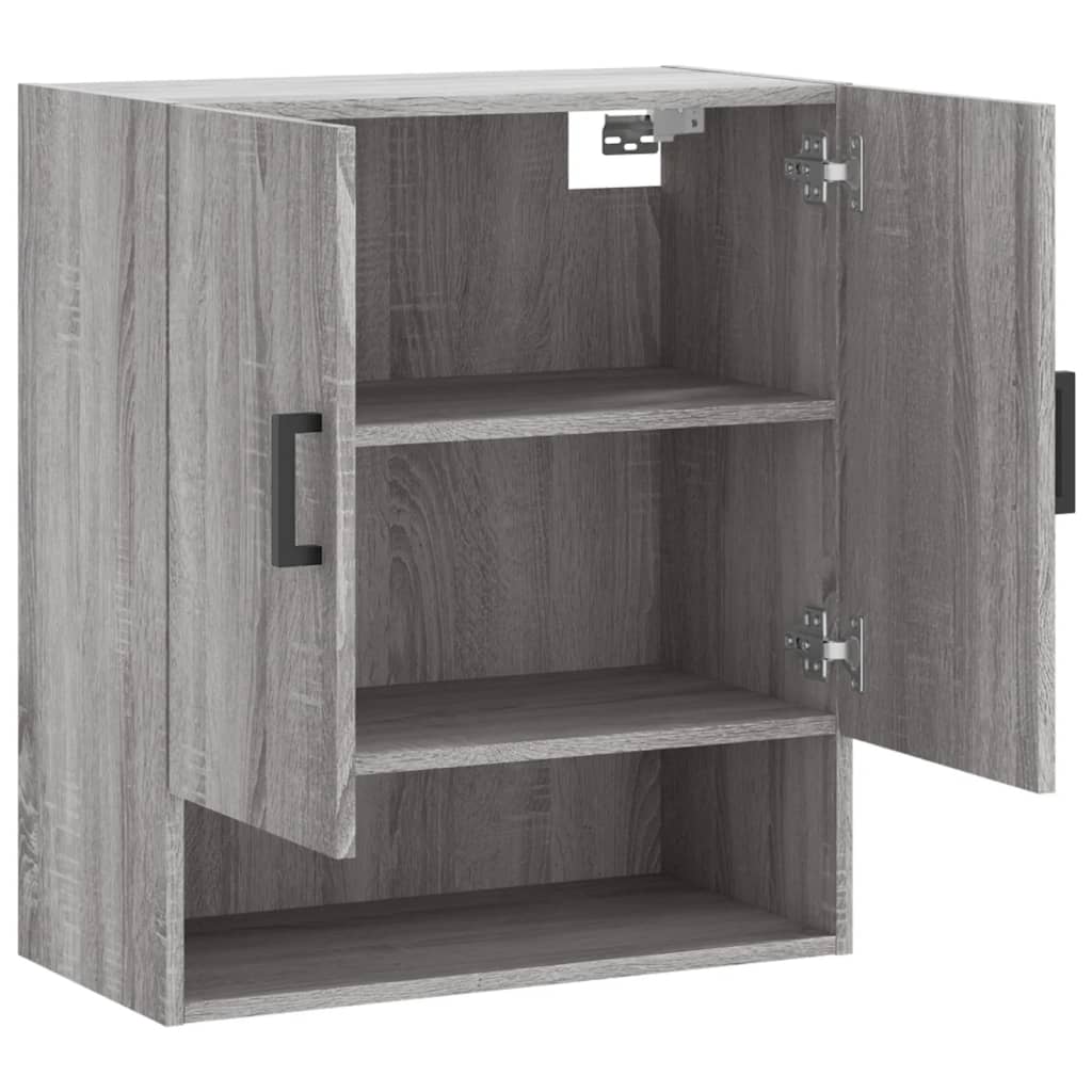 Armoire murale sonoma gris 60x31x70 cm bois d'ingénierie - XIOS