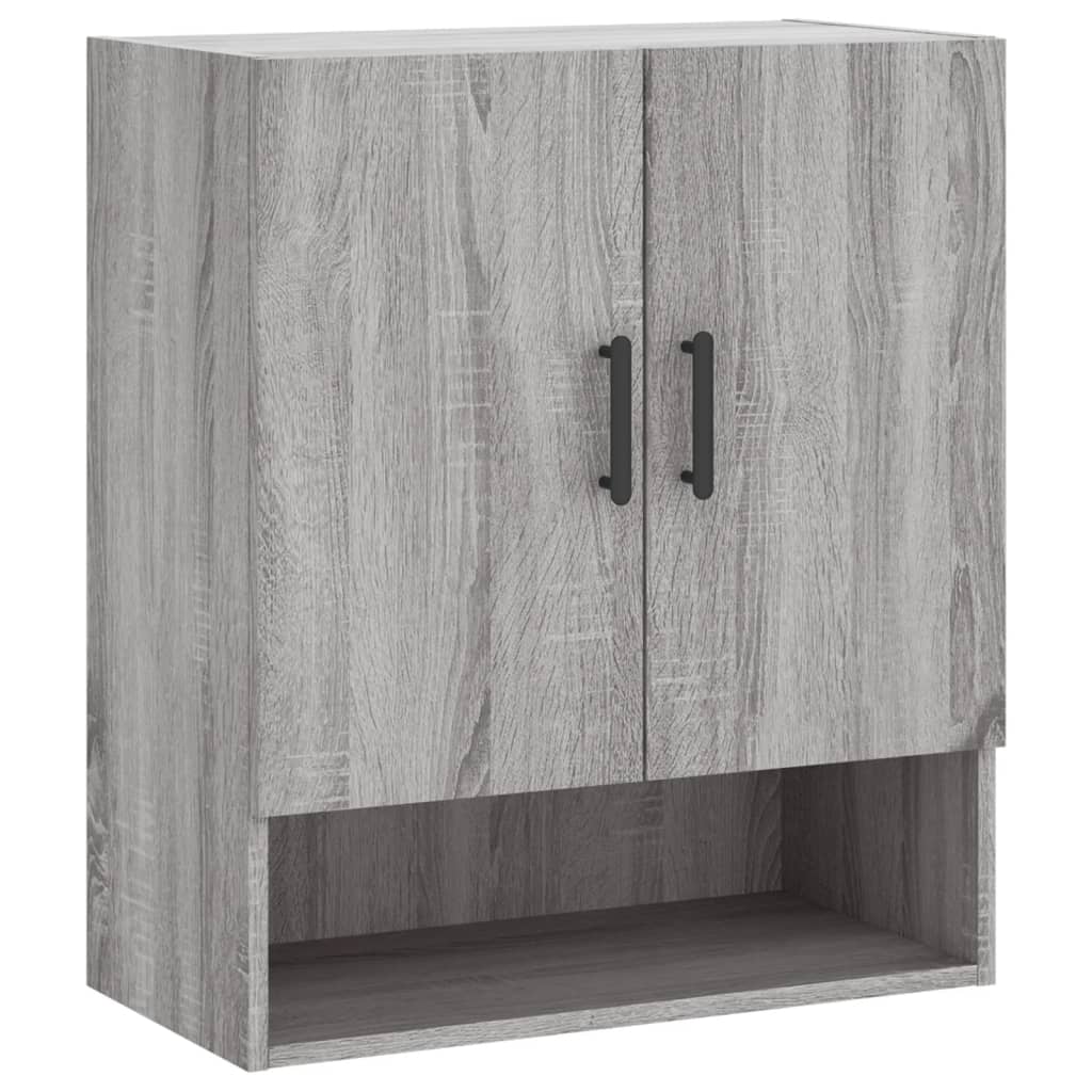 Armoire murale sonoma gris 60x31x70 cm bois d'ingénierie - XIOS