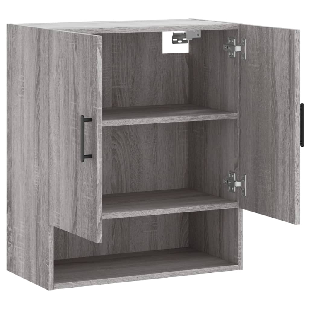 Armoire murale sonoma gris 60x31x70 cm bois d'ingénierie - XIOS