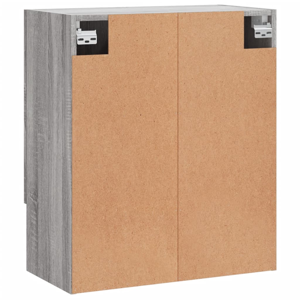 Armoire murale sonoma gris 60x31x70 cm bois d'ingénierie - XIOS