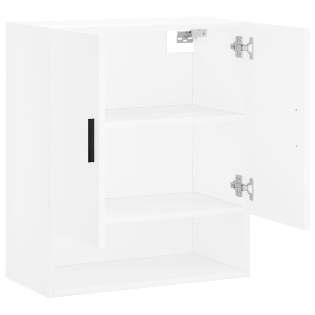 Armoire murale blanc 60x31x70 cm bois d'ingénierie
