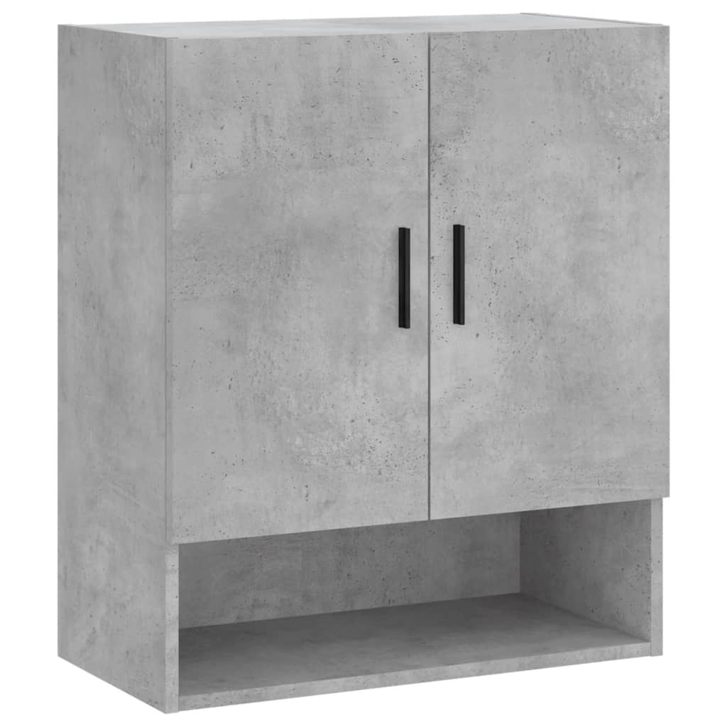 Armoire murale gris béton 60x31x70 cm bois d'ingénierie - XIOS