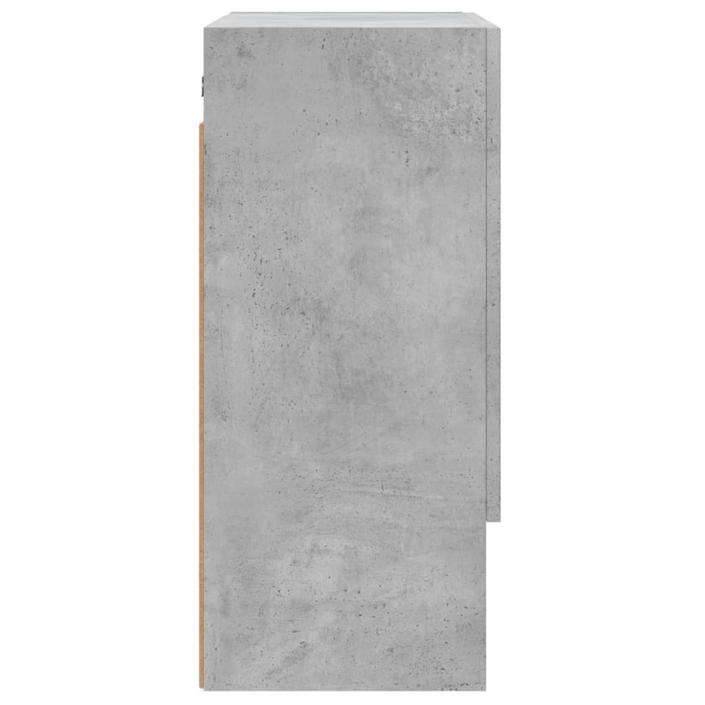 Armoire murale gris béton 60x31x70 cm bois d'ingénierie - XIOS