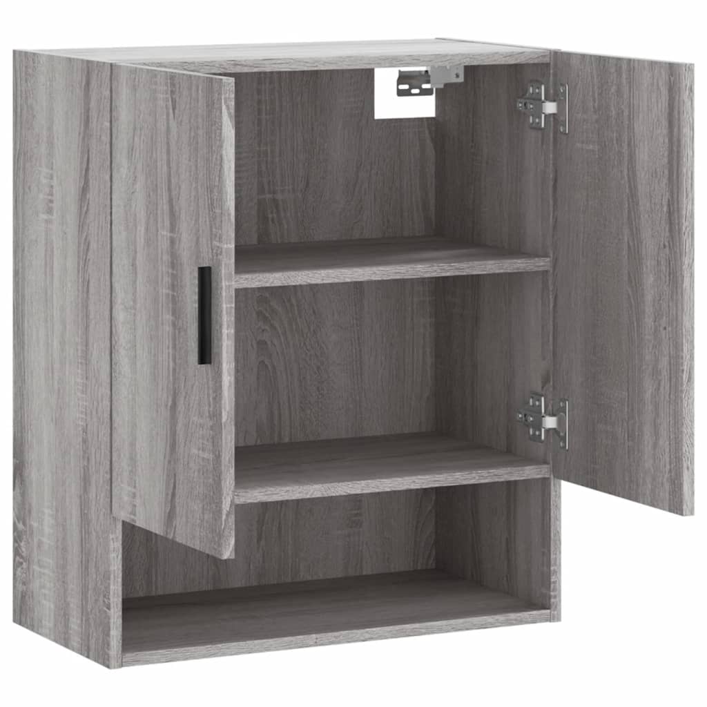 Armoire murale sonoma gris 60x31x70 cm bois d'ingénierie - XIOS