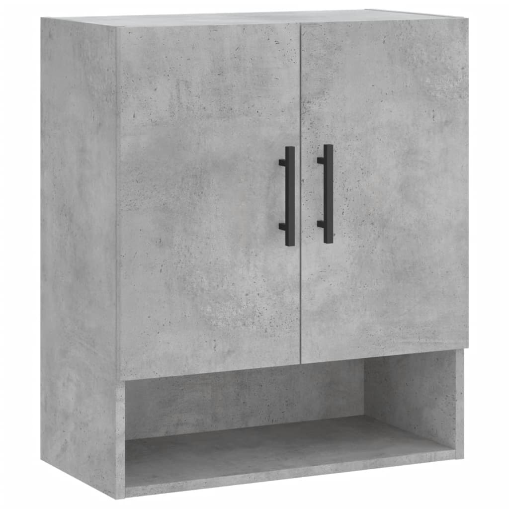 Armoire murale gris béton 60x31x70 cm bois d'ingénierie - XIOS