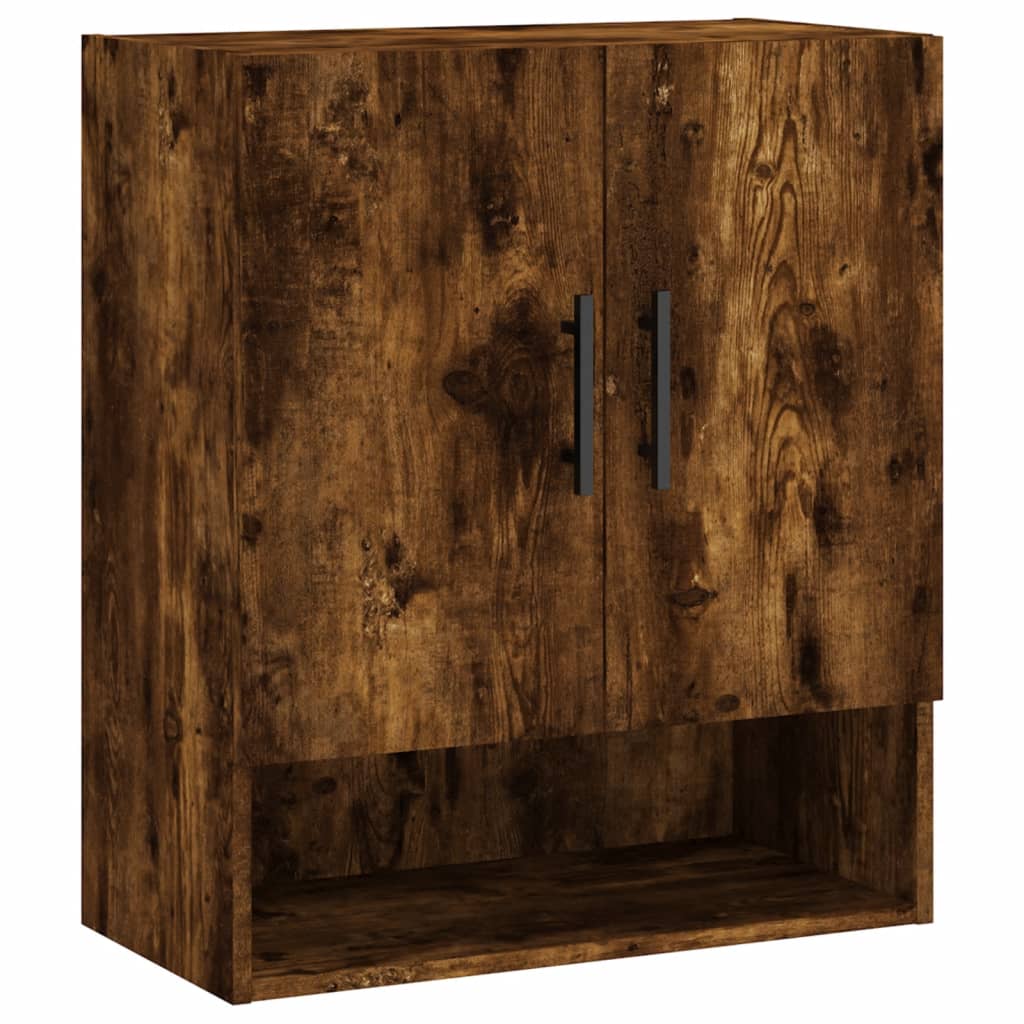 Armoire murale chêne fumé 60x31x70 cm bois d'ingénierie - XIOS