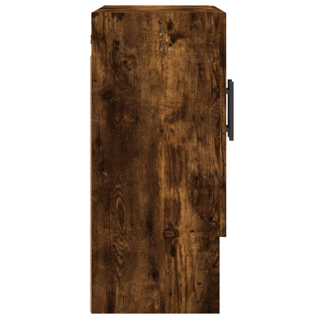 Armoire murale chêne fumé 60x31x70 cm bois d'ingénierie - XIOS