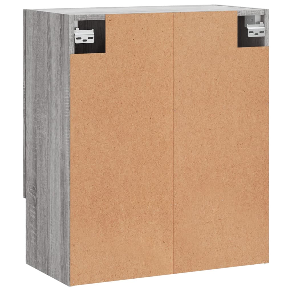 Armoire murale sonoma gris 60x31x70 cm bois d'ingénierie - XIOS