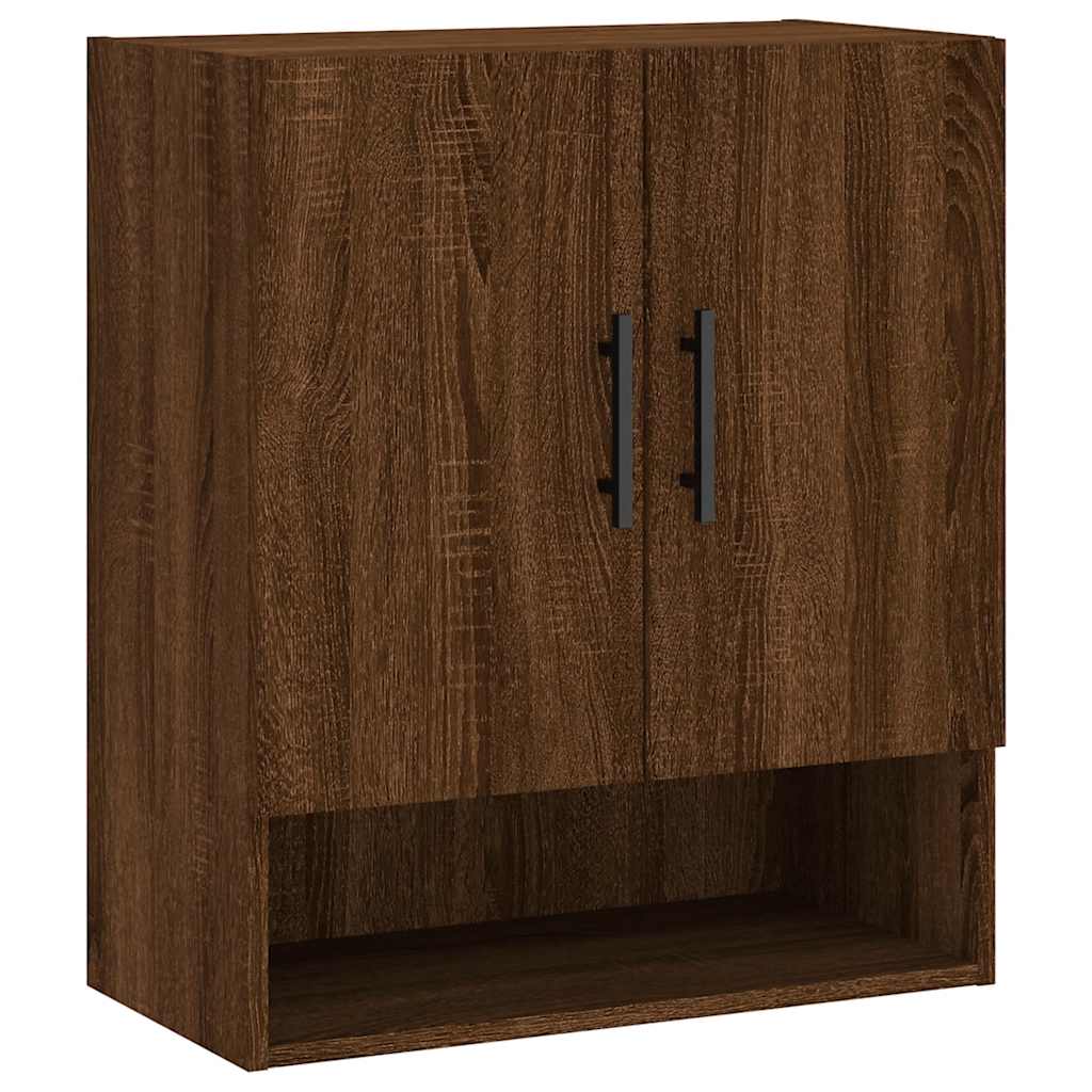 Armoire murale chêne marron 60x31x70 cm bois d'ingénierie - XIOS