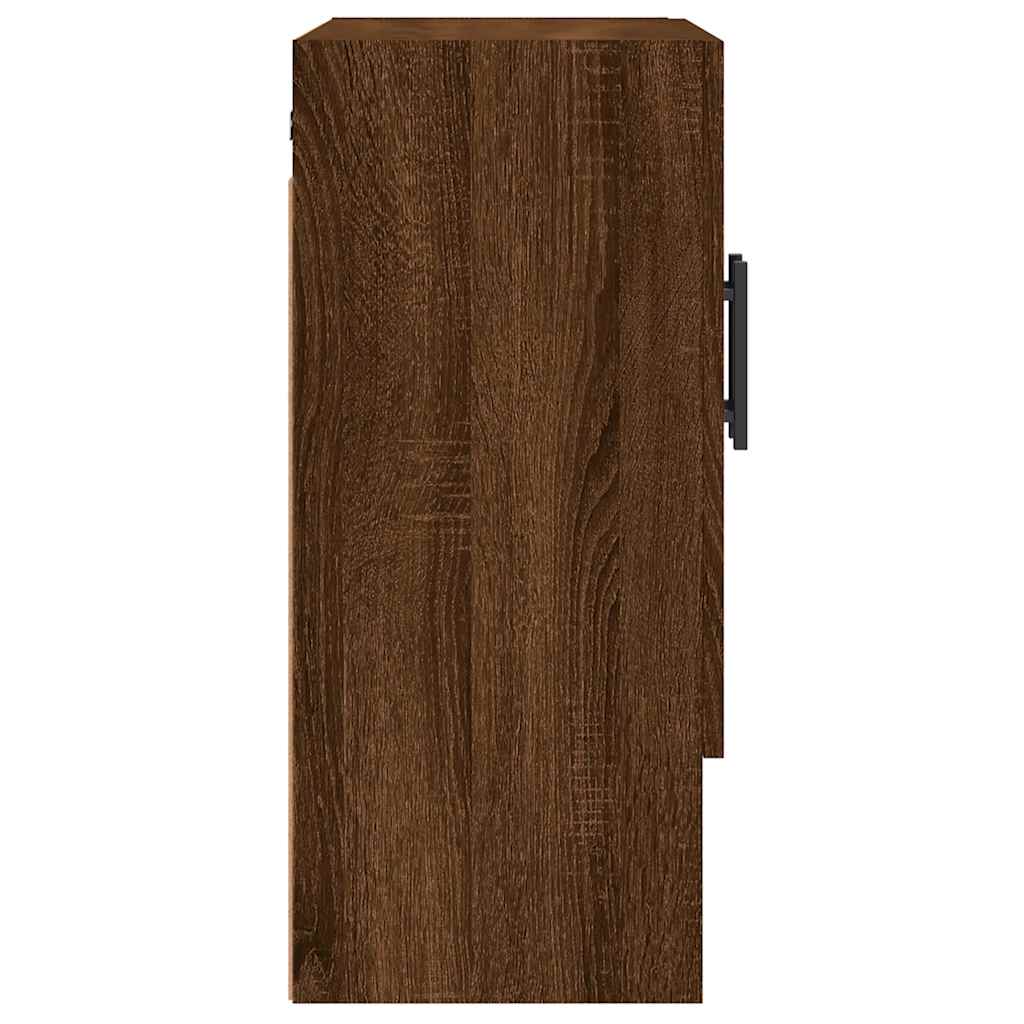 Armoire murale chêne marron 60x31x70 cm bois d'ingénierie - XIOS