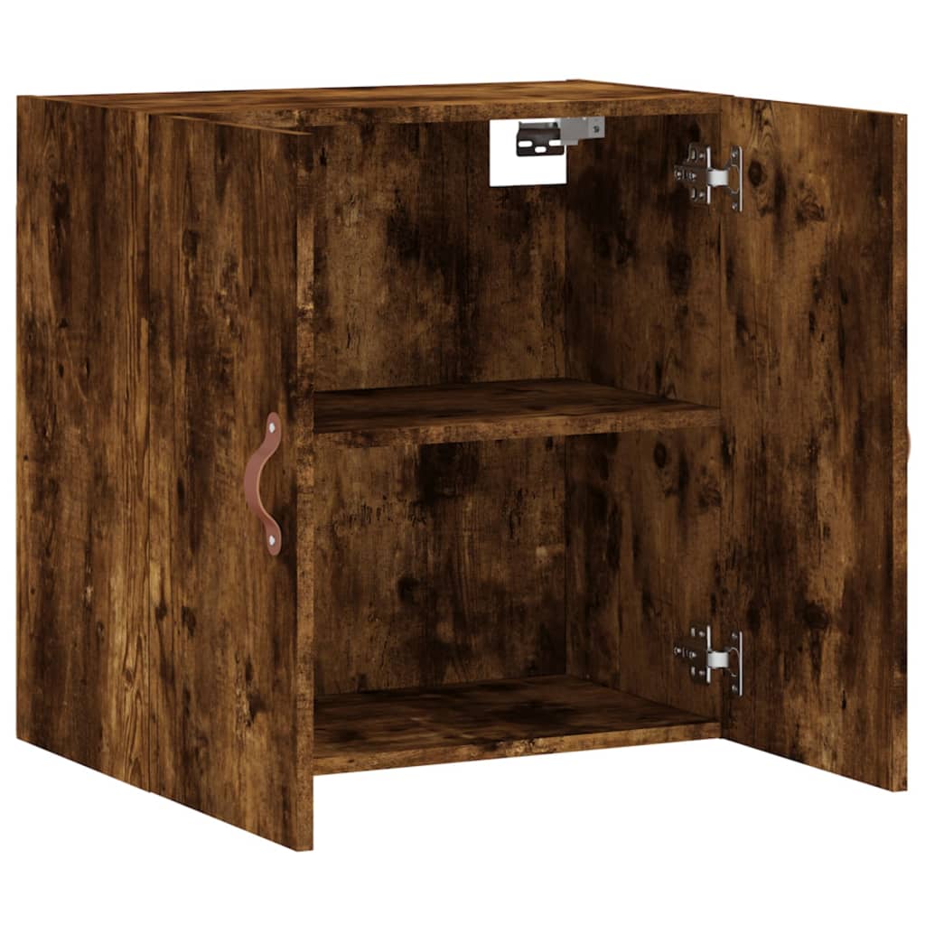 Armoire murale chêne fumé 60x31x60 cm bois d'ingénierie - XIOS