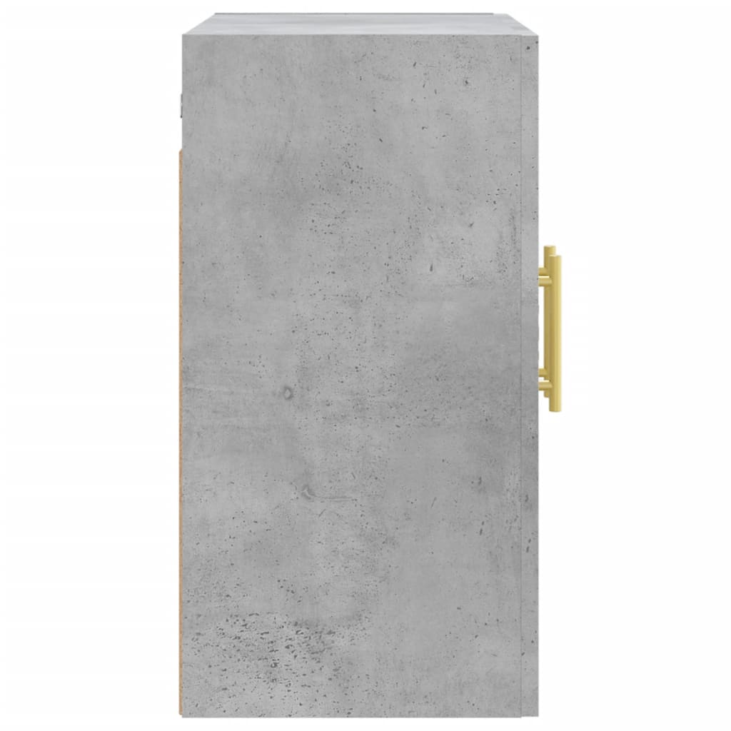 Armoire murale gris béton 60x31x60 cm bois d'ingénierie - XIOS