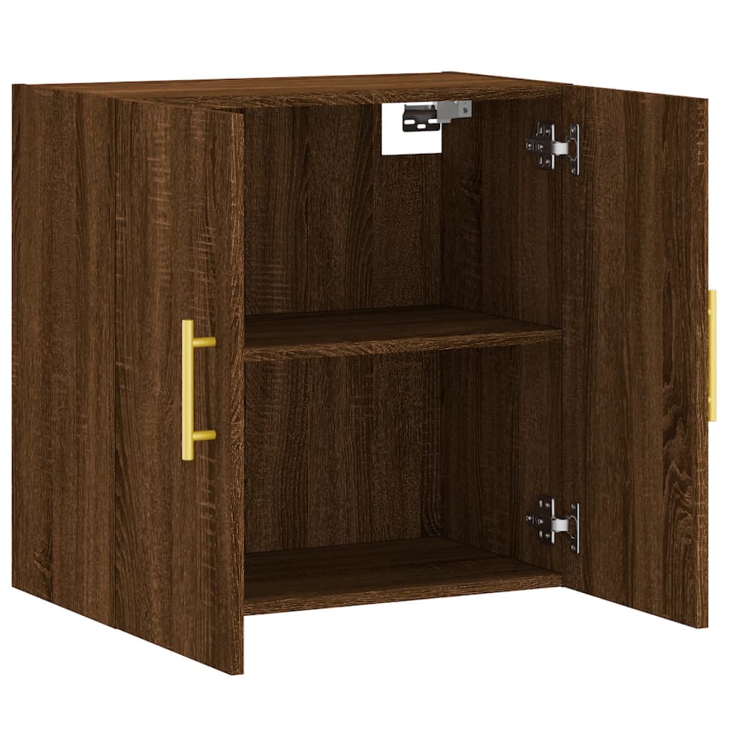Armoire murale chêne marron 60x31x60 cm bois d'ingénierie - XIOS