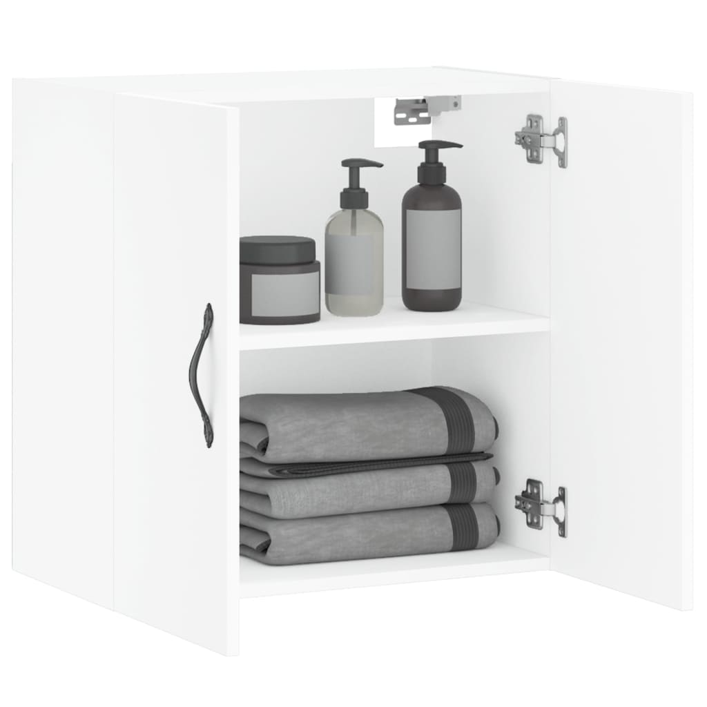 Armoire murale blanc 60x31x60 cm bois d'ingénierie - XIOS