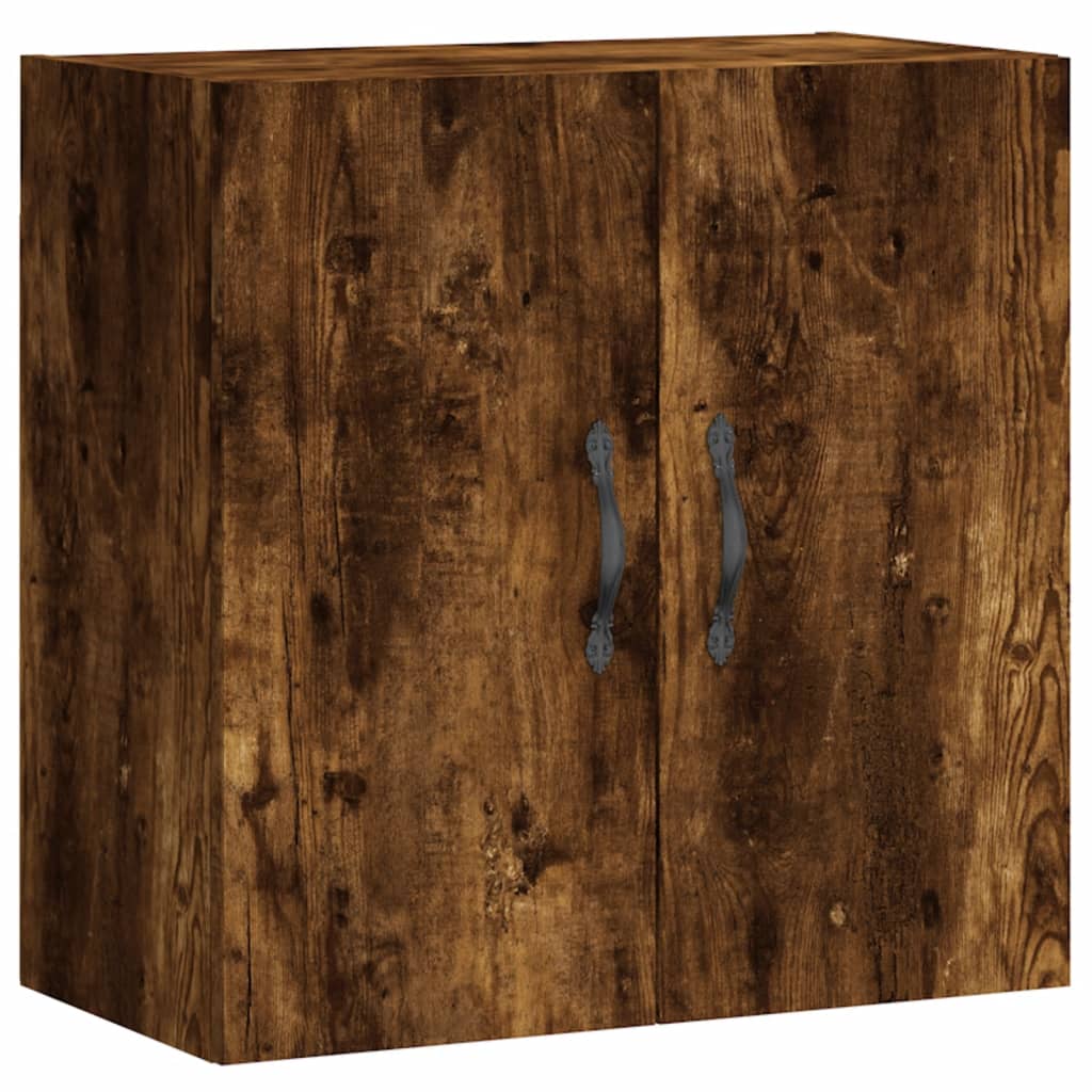 Armoire murale chêne fumé 60x31x60 cm bois d'ingénierie - XIOS