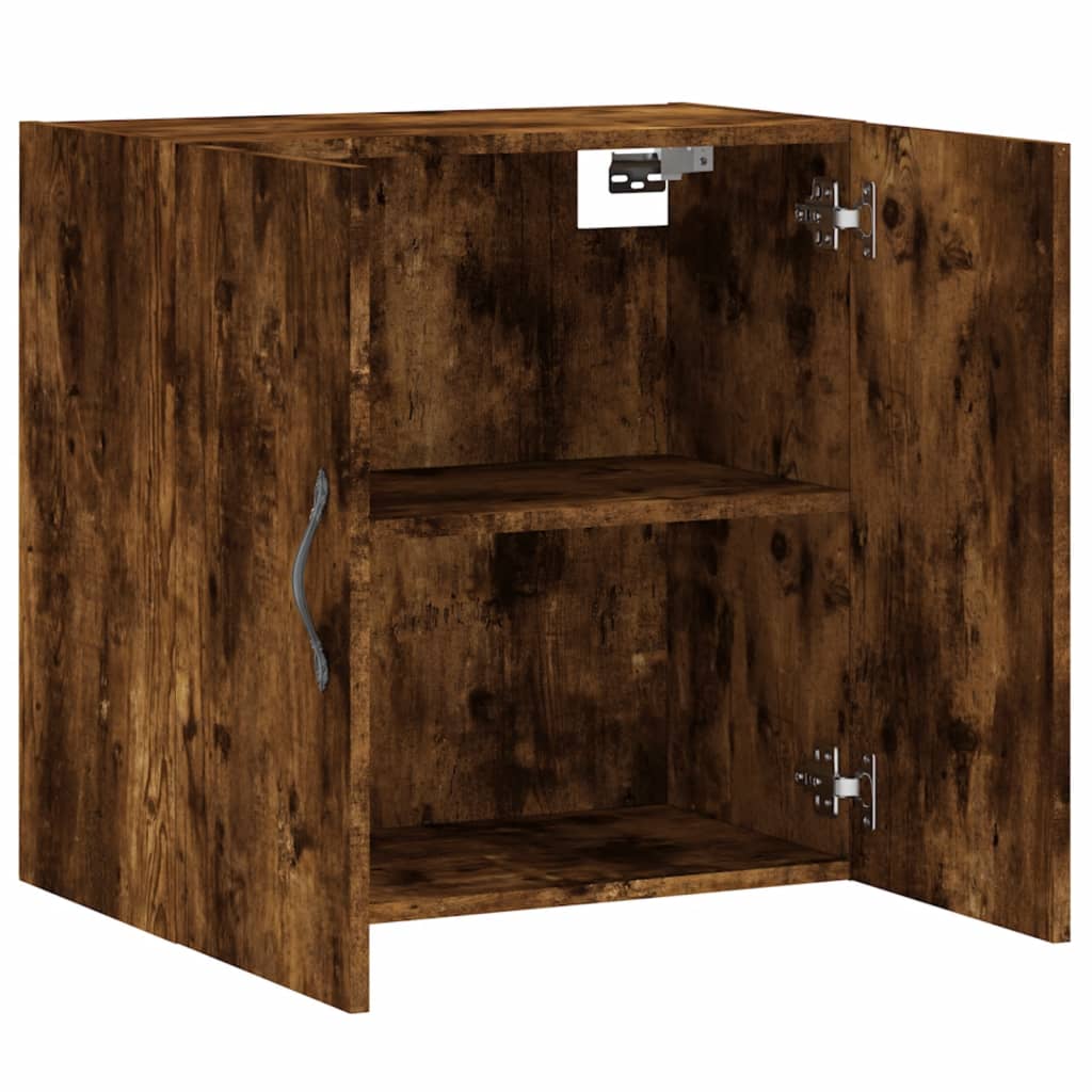 Armoire murale chêne fumé 60x31x60 cm bois d'ingénierie - XIOS
